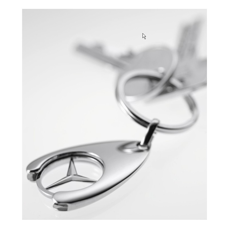 Schlüsselanhänger Mercedes Stern als Chip GLK X204 