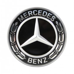 Original Mercedes-Benz Emblem für Motorhaube schwarz C Klasse W205 205 