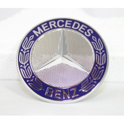 Original Mercedes-Benz Emblem für Motorhaube blau C E Klasse W205 205 213