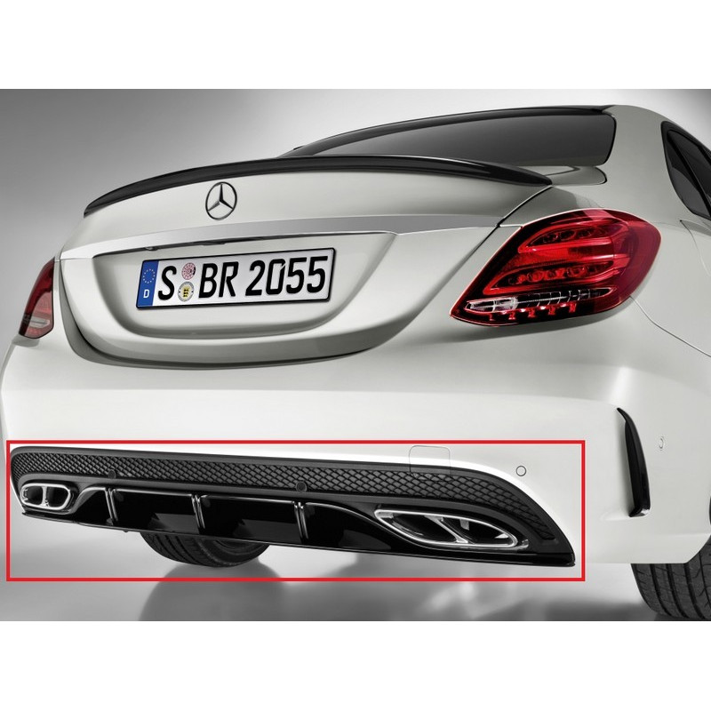 Original Mercedes Benz Amg Heckschurzenblende Heckdiffusor C Klasse W S 205