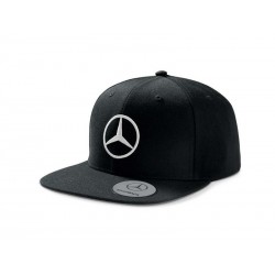 Original Mercedes-Benz Flat Brim Basecap Cap Mütze schwarz