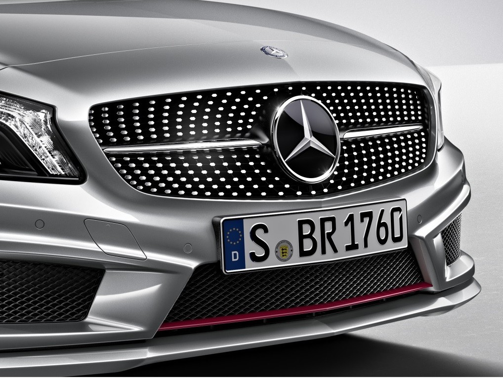 Original Mercedes Benz Kuhlergrill Diamantgrill Lamelle In Schwarz A Klasse 176