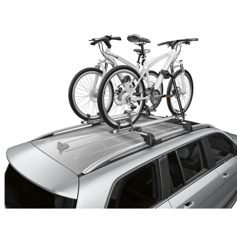 VDP Fahrradhalter, 3x Fahrradträger ORION + Dachträger K1 PRO Aluminium  kompatibel mit Mercedes B (W245) (5Türer) 05-11