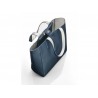 Original Mercedes-Benz Shopper Tragetasche Schultertasche blau / silberfarben