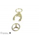 Orig. Mercedes-Benz Schlüsselanhänger Einkaufs Chip Einkaufswagen Stern gold