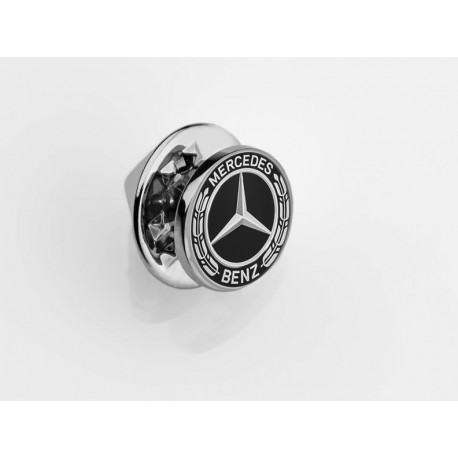 Original Mercedes-Benz Anstecknadel Pin Lorbeerplakette schwarz B66953551