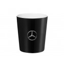 Original Mercedes-Benz Kaffeebecher, Kaffeetasse „Stuttgart“, Schwarz/weiß