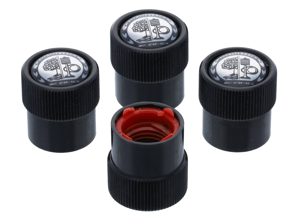 Original Mercedes-Benz AMG Ventilzierkappen Ventilkappen Satz  