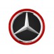 4x Original Mercedes-Benz Nabendeckel Radnabendeckel rot A00040009003594