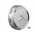 4x Original Mercedes-Benz Nabendeckel Radnabendeckel grau A00040009009790