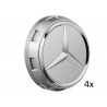 4x Original Mercedes-Benz Nabendeckel Radnabendeckel grau A00040009009790
