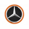 4x Original Mercedes-Benz Nabendeckel Radnabendeckel orange A00040009002232