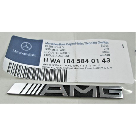 Original Mercedes-Benz AMG Klebeschild selbstklebend HWA1045840143