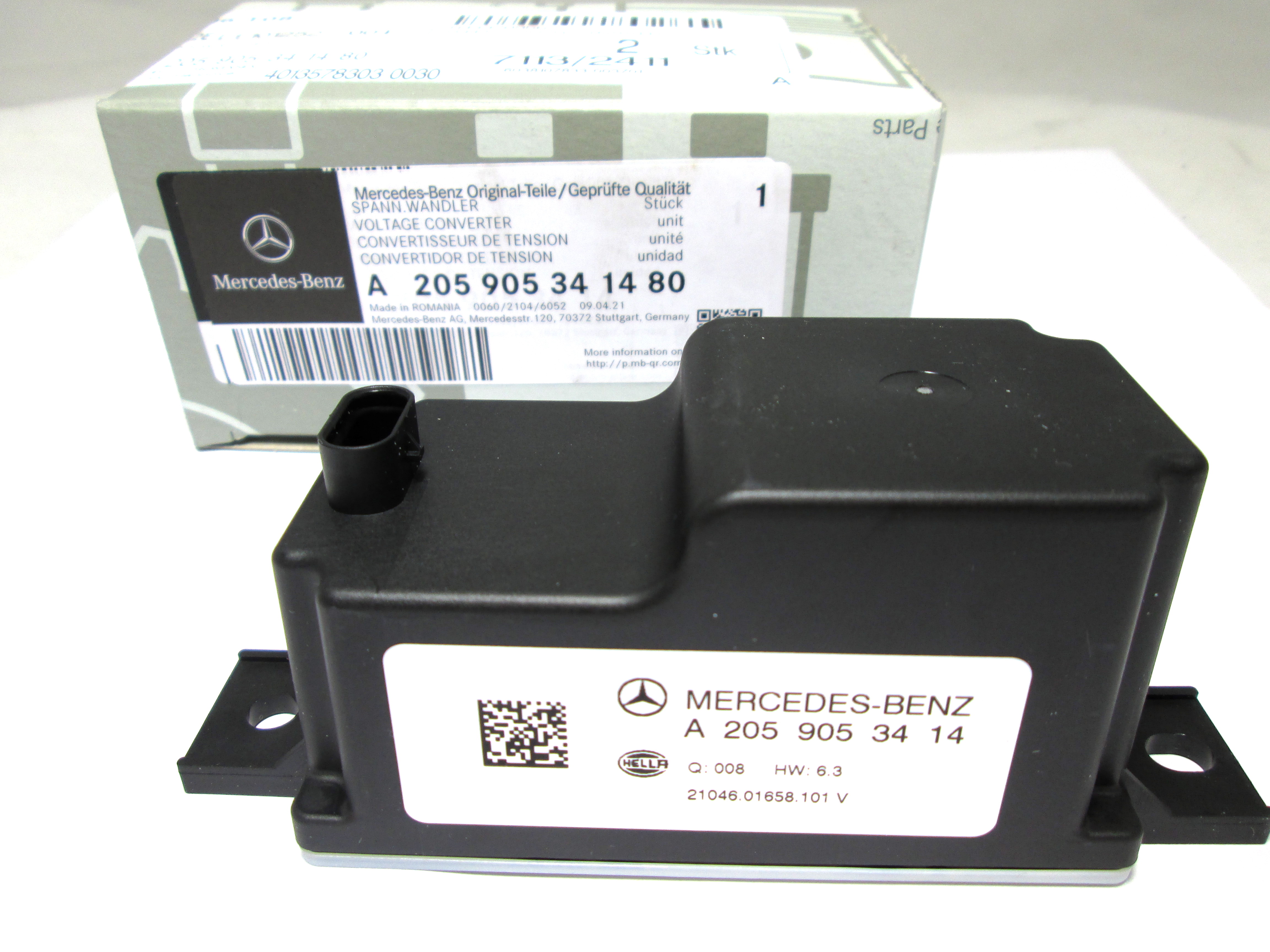Orig. Mercedes-Benz Spannungswandler Zusatzbatterie C-/E-/S-Klasse GLC  A205905341480