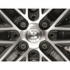 1x Orig. smart 453 BRABUS Nabenabdeckungen glanzgedreht matt A4534000500C57B