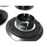 4x Original Mercedes-Benz AMG Nabenabdeckungen Zentralverschluss mattschwarz Set