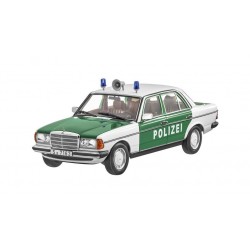 Original Mercedes-Benz Polizei Polizeifahrzeug 200 W123 (1980-1985) 1:18 Norev