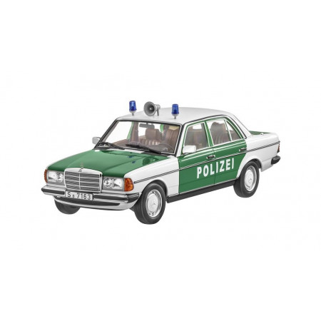 Original Mercedes-Benz Polizei Polizeifahrzeug 200 W123 (1980-1985) 1:18 Norev