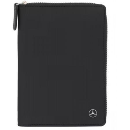 Original Mercedes-Benz Geldbörse, Reisepassetui, schwarz Nappaleder B66959640