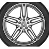 original Mercedes-Benz AMG 5-Doppelspeichen-Rad, 48,3 cm (19 Zoll), glanzgedreht