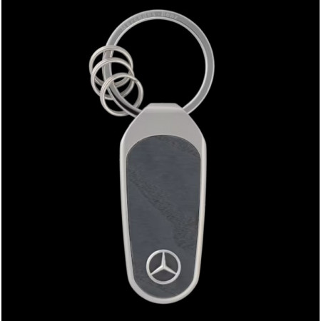 Original Mercedes-Benz Schlüsselanhänger, Zierteil silberfarben / anthrazit B66959848