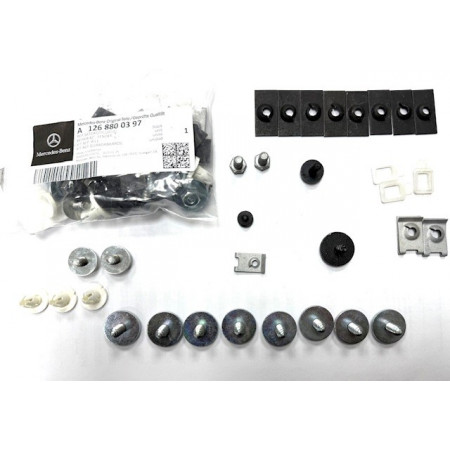 original Mercedes-Benz Befestigungssatz Reparatursatz Kotflügel 126 A1268800397 