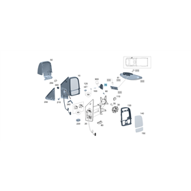 original Mercedes-Benz Blinkleuchte Spiegel rechts Sprinter 907 910 A9109064600