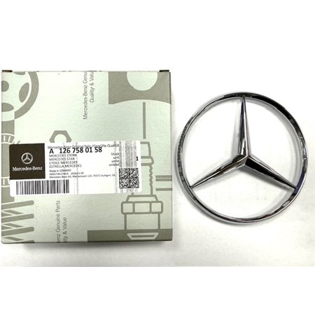 original Mercedes-Benz Stern Heckklappe W126 A1267580158 