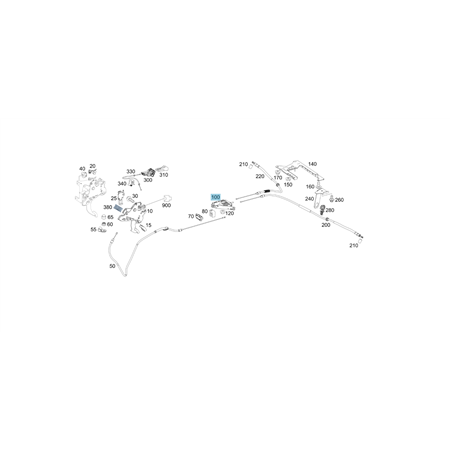 original Mercedes-Benz Nachstellung Feststellbreme Verteiler Handbremse A4474200200