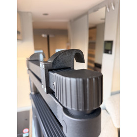 Teleskopleiter 2,6 m mit Haken – Ideal für Camper & Aufstelldach auch Hymer