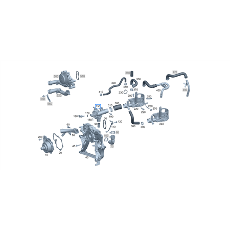 original Mercedes-Benz Thermostat OM 651 A6512002800