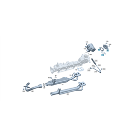 original Mercedes-Benz Abgasrohr Abgasrückführrohr OM 642 A6421401308 Set