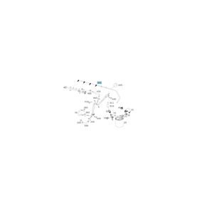 original Mercedes-Benz Kraftstoff Rücklaufleitung Leckölleitung A6510700132