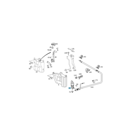 original Mercedes-Benz Kreiselpumpe Set Pumpe Scheibenwaschanlage A2108690821