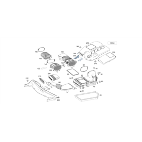 Original Mercedes-Benz Luftfilter OM654 205 213 253 A6540940004