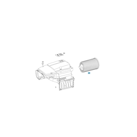 Original Mercedes-Benz Luftfilter OM271 203 204 211 212 A2710940204