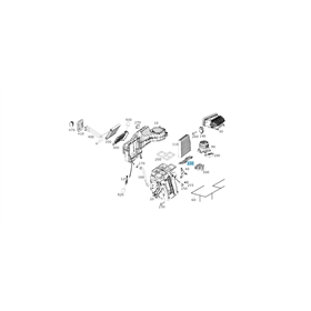 original Mercedes-Benz Abdeckklappe Abdeckung Pollenfilter Innenraumfilter A2468300142