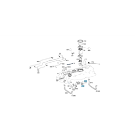 Original Mercedes-Benz Set Tankverschlussdeckel Einfülldeckel Diesel in schwarz 907 447 A0004705805