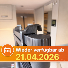 Teleskopleiter 2,6 m mit Haken – Ideal für Camper & Aufstelldach auch Hymer